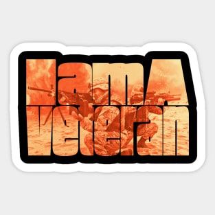 I am a Veteran Sticker